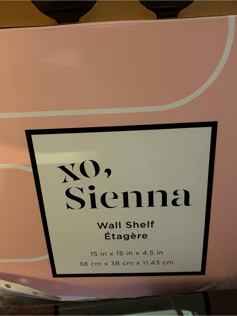 Pink Wall Shelf - Elegant Wall Decor
